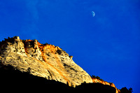 Moon Over Zion - Landscape